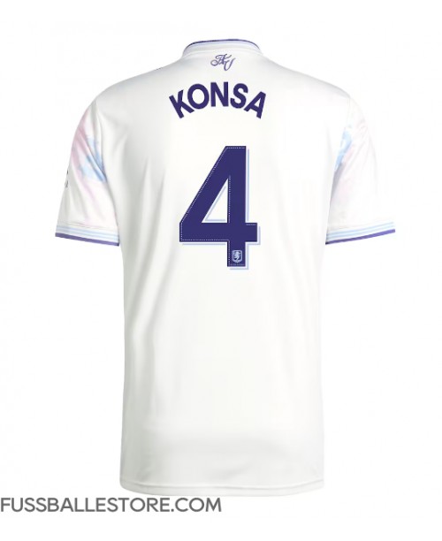 Günstige Aston Villa Ezri Konsa #4 3rd trikot 2025-26 Kurzarm Günstige Aston Villa Ezri Konsa #4 3rd trikot 2025-26 Kurzarm